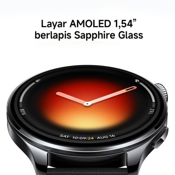 Xiaomi Watch 5 | Pantalla AMOLED de 1,54 pulgadas, cristal de zafiro | Sistema operativo inteligente WearOS 6